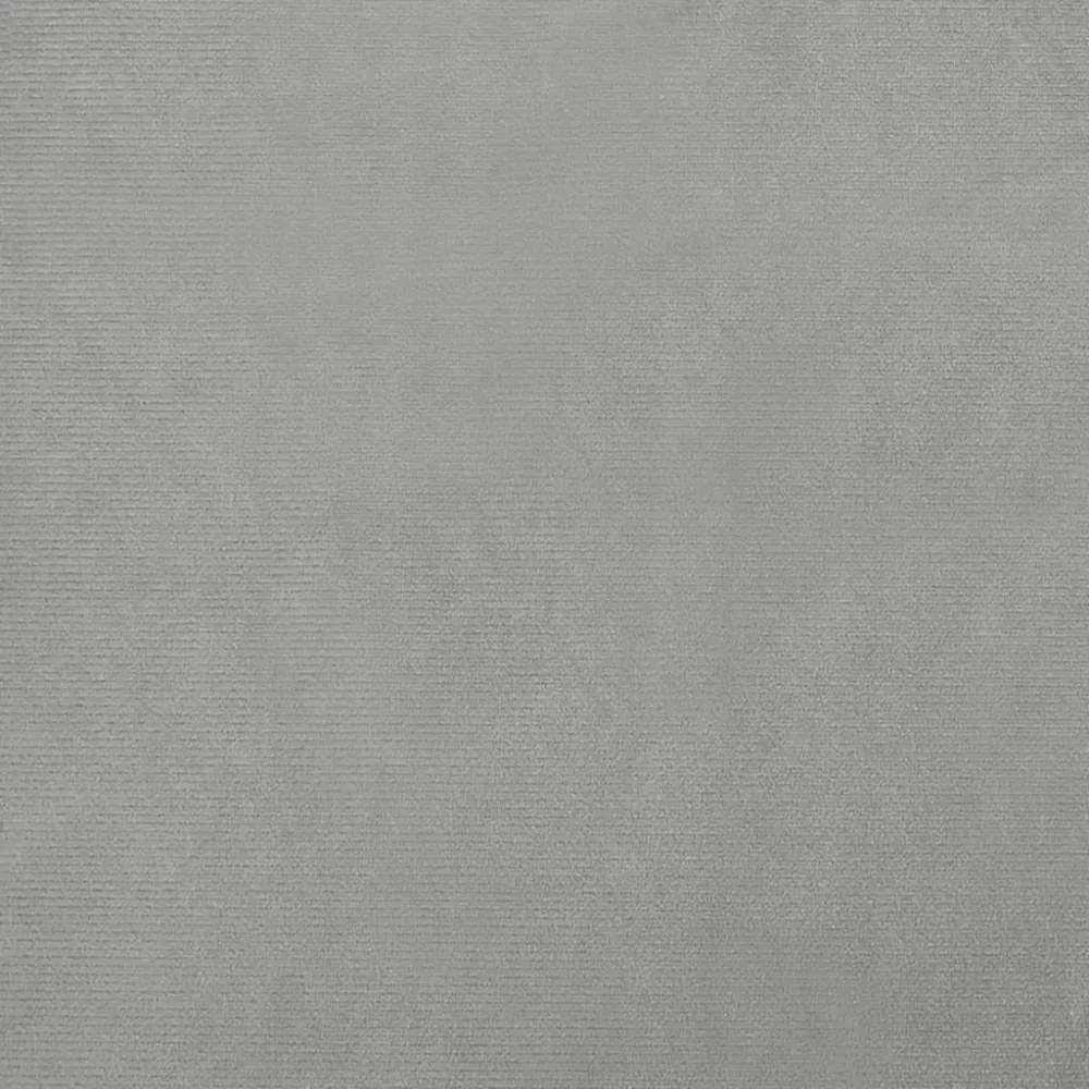 világosszürke gyerek bársonykanapé 60 x 40 x 30 cm