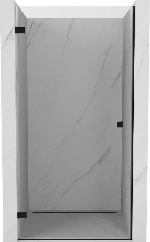 Mexen Lunar-B kinyitható zuhanyajtó bal 100 cm, átlátszó, fekete - 832-100-000-70-00-L