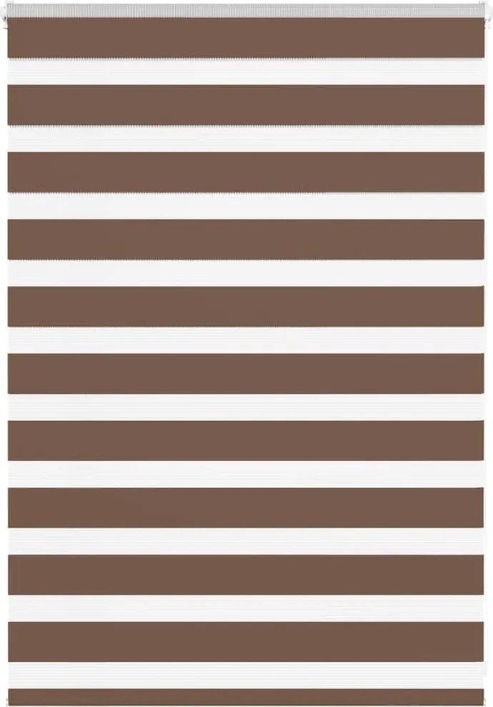 vidaXL zebrafüggönnyel barna szövetszélesség 100,9 cm poliészter