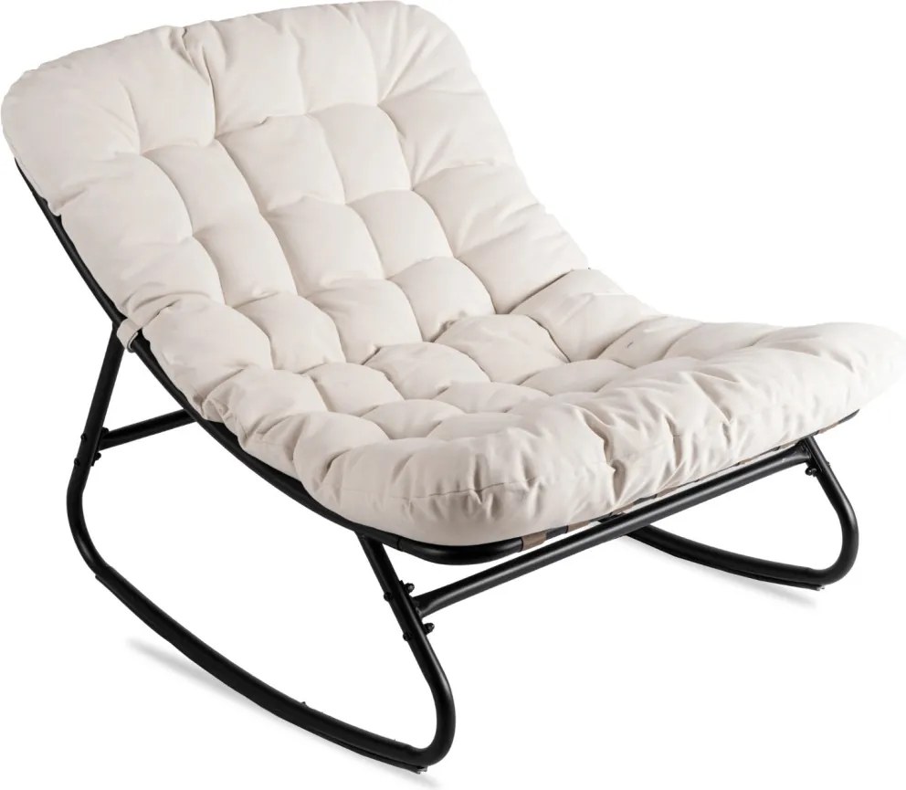 Hintaszék bézs színben AURORA