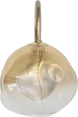 Brilagi - Fali lámpa VULCANO 1xG9/8W/230V arany/füstös bézs