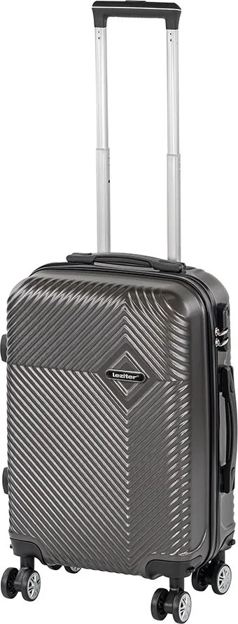 TraveLux Pro kabinbőrönd keményfedeles levehető kerékkel 50x40x20 cm szürke