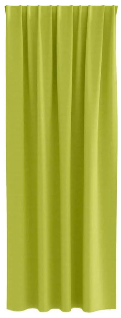 Függönyök függönyökkel 2 pcs Alma zöld 245x140cm Poliészter