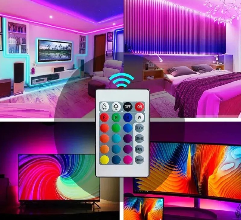 RGB LED szalag J263 10 m