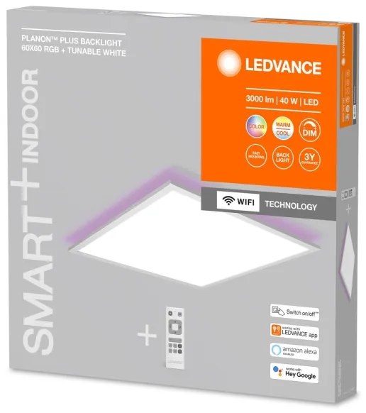 Ledvance - LED RGBW Dimmelhető panel SMART+ PLANON LED/40W/230V Wi-Fi + távirányító