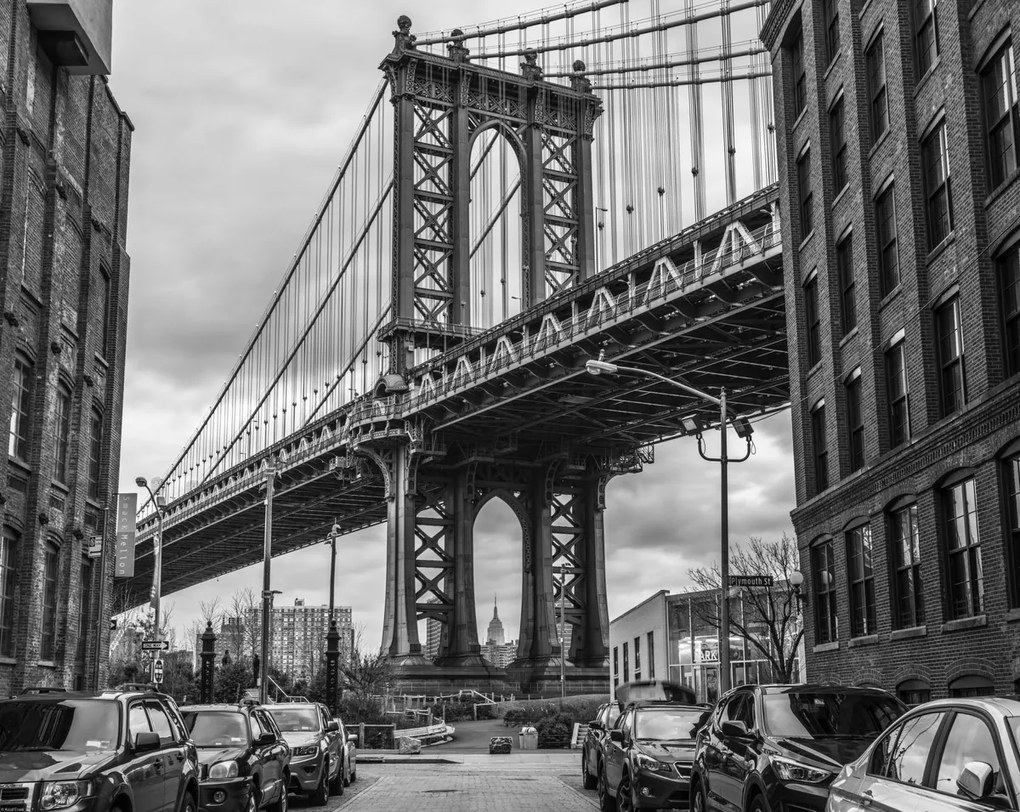 Poszter 76x60,5cm Híd Manhattanben, Assaf Frank