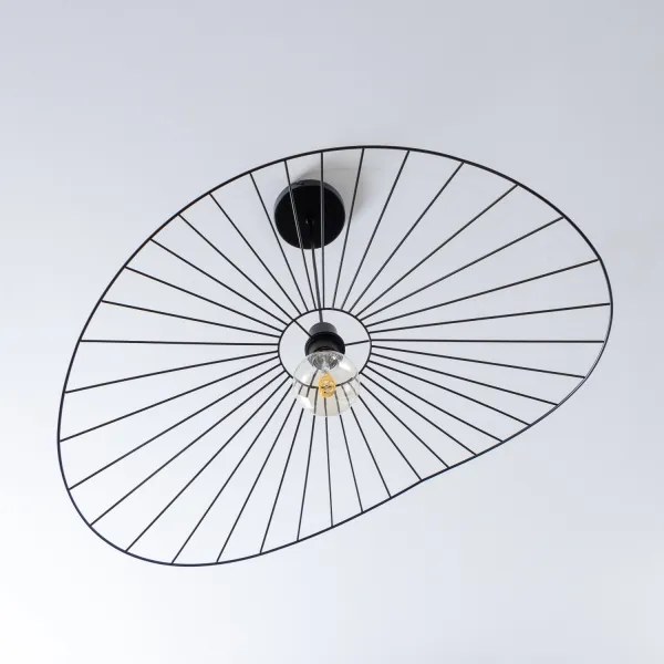 Brilagi - LED függeszték kábelen CERIA WIRE 1xE27/40W/230V 60x80 cm fekete