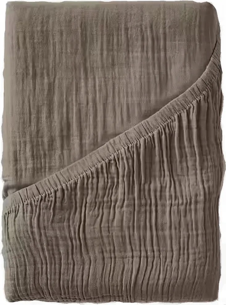 Gumis muszlin lepedő 120x200 puha 100% pamut muszlin