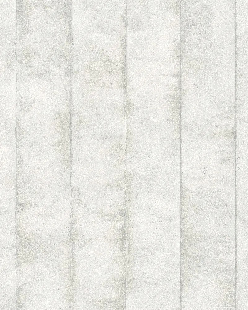 Világosszürke tapéta koptatott vinil szerkezettel a flizelinen