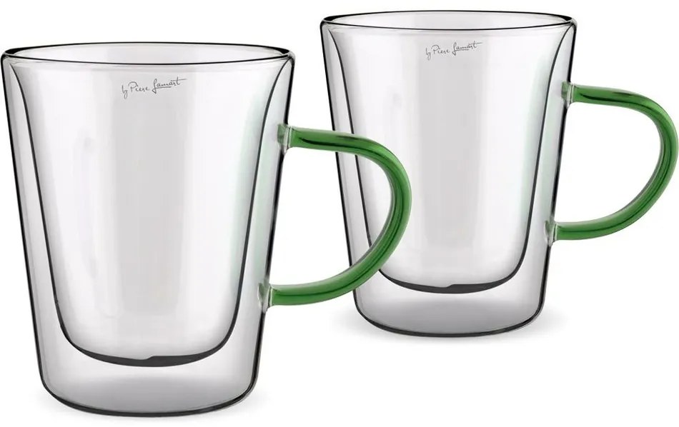 Lamart LT9118 2 részes Tea Vaso pohárkészlet, 300ml, zöld