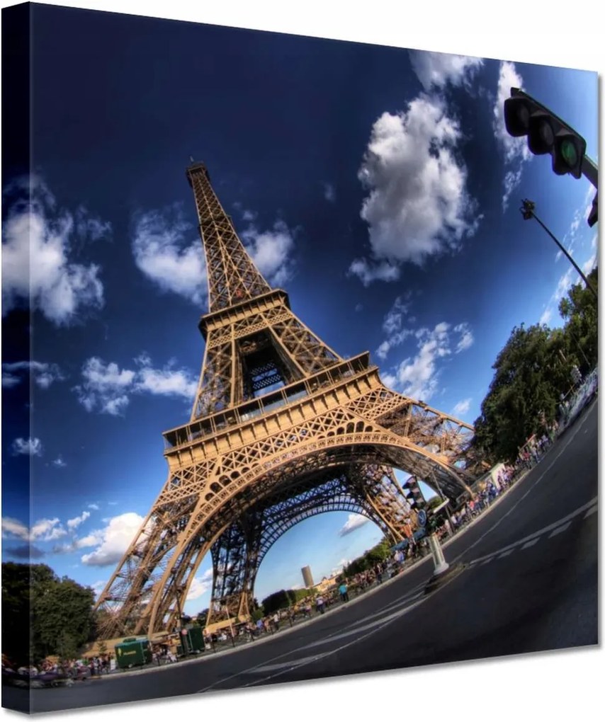 Festmények 20x20 Eiffel-torony Párizsban