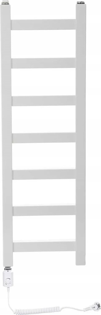 Fürdőszobai radiátor Dekoratív elektromos 300W Orchidea keskeny Fehér Matt