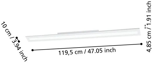 Eglo 900048 - LED Dimmelhető mennyezeti lámpa SALOBRENA-Z LED/33,5W/230V fehér