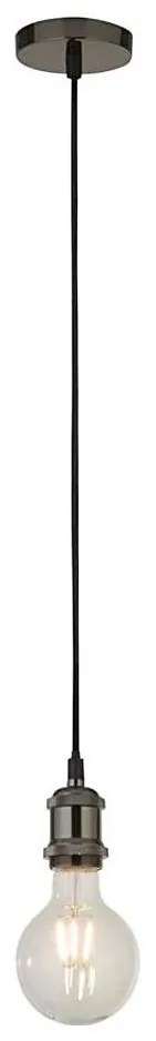 Searchlight 7461BC - Kábeles függeszték SUSPENSION 1xE27/60W/230V antracit