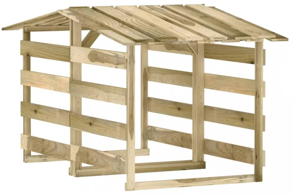 2 db impregnált fenyőfa pergola tetővel 100 x 90 x 100 cm