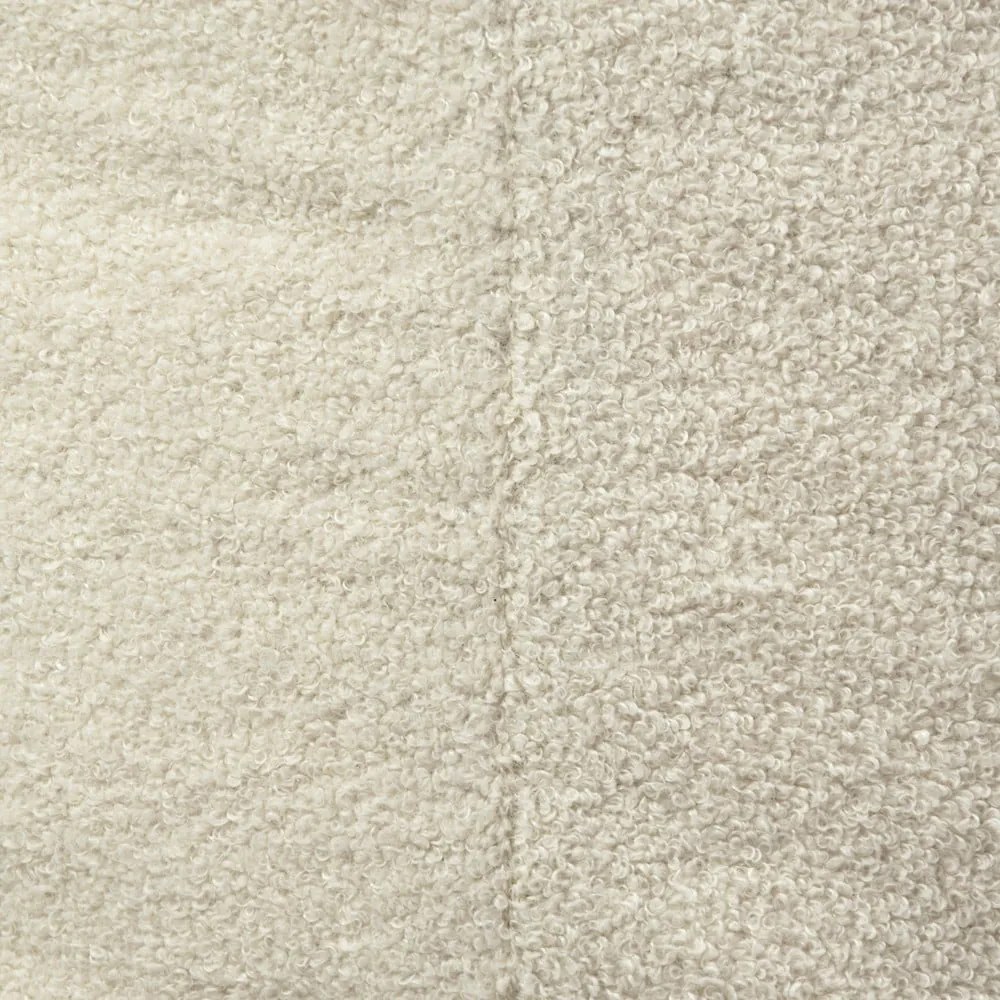 Krémszínű buklé babzsákfotel Snug 100 – SLOWDOWN