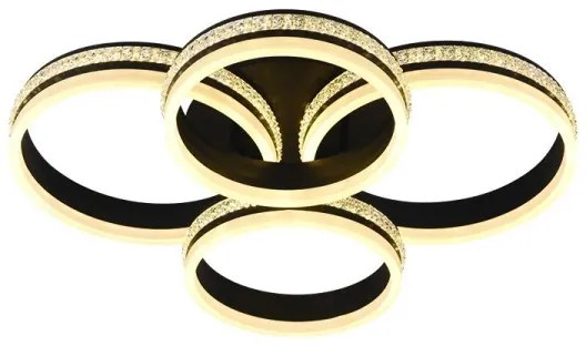 LED fényerőszabályozható felületre szerelhető mennyezeti csillár LED/150W/230V 3000-6500K + távirányítóval