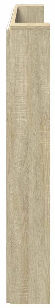 Fejtámla polcokkal Sonoma tölgy 180 x 16,5 x 103,5 cm Faanyag