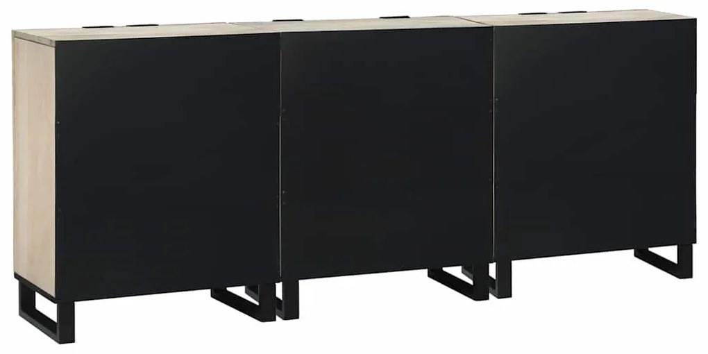 Fürdőszoba bútor szett fiókkal 3 pcs Fehér 180 x 33 x 75 cm