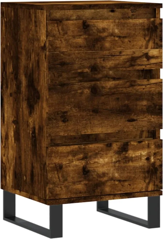 vidaXL sonoma tölgy színű szerelt fa tálalószekrény 40 x 35 x 70 cm