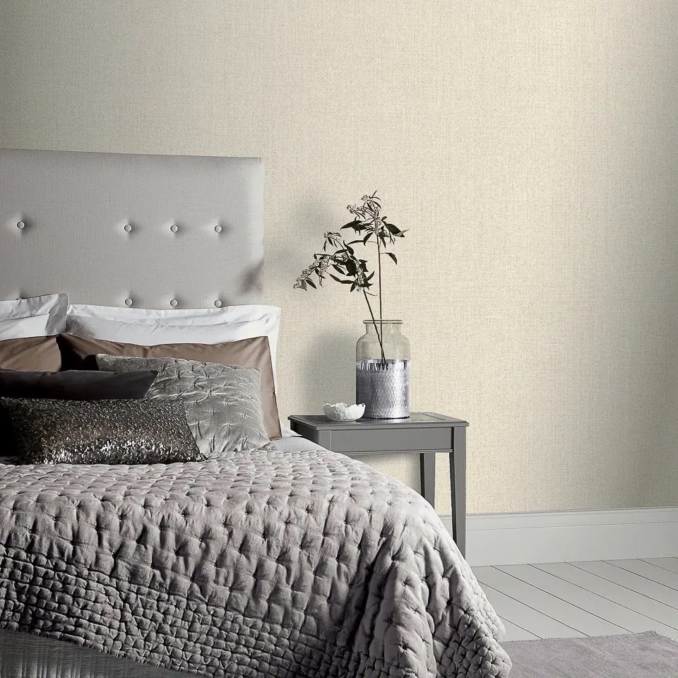 Arthouse Signature 1 Luxe Hessian taupe szövet hatású texturált vlies tapéta – 295402