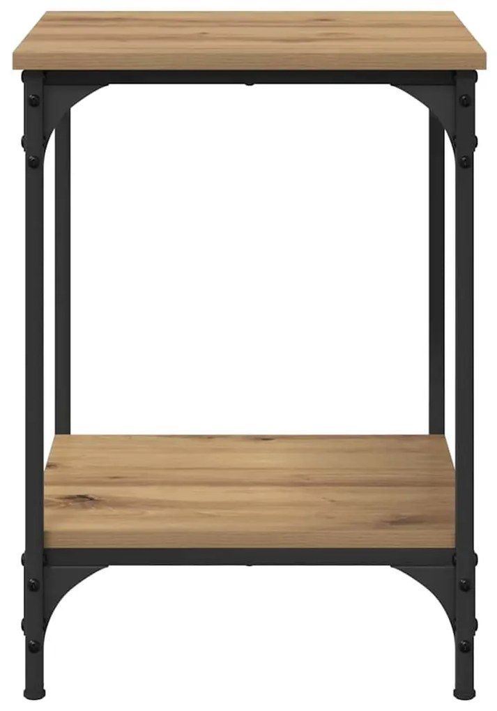 vidaXL Dohányzóasztal Artisan tölgy 40 x 40 x 55 cm Faanyag