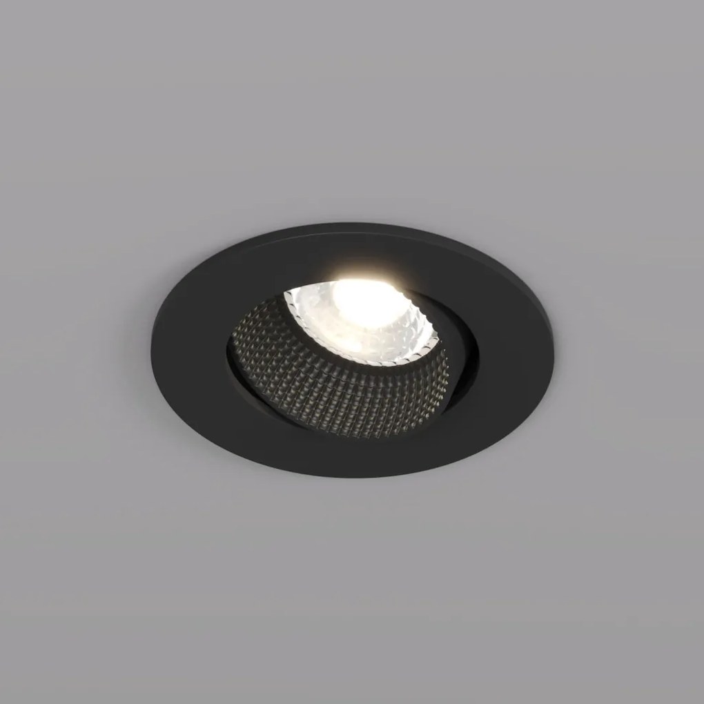 Rodvig series recessed ceiling downlight — DK/EU-3061-BK