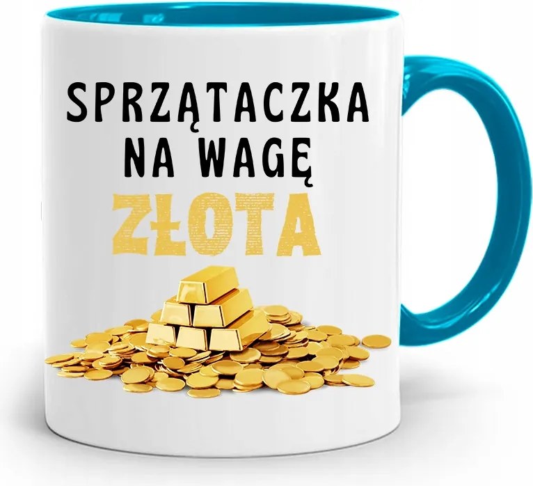 Takarítónőnek Kék Bögre Születésnapi Ajándék fényképes nyomtatással