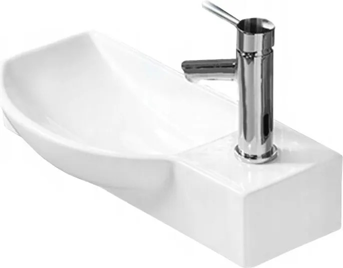 Mexen Hugo balra szerelhető mosdó 50 x 23 cm, fehér - 21255000L