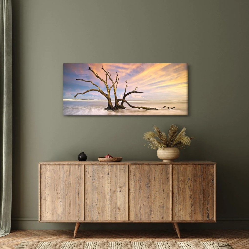 Egy fa képe az óceánban (120x50 cm)