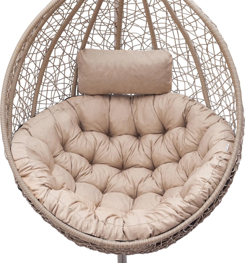 Függő hinta párna Báb fészek Kerti szék Fejtámla Hobbygarden