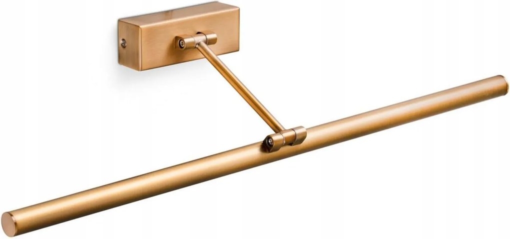 Faro Magritte 600 Led képmegvilágító lámpa, antik arany, 12W, 600 mm