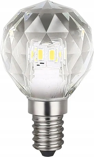 Led izzó 3W E14 G40 4000K Kristály