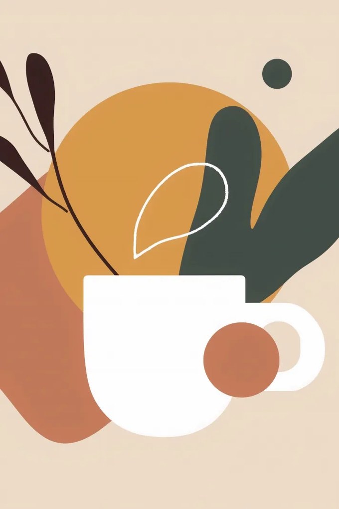 Poszter 20x30cm Reggeli kávé