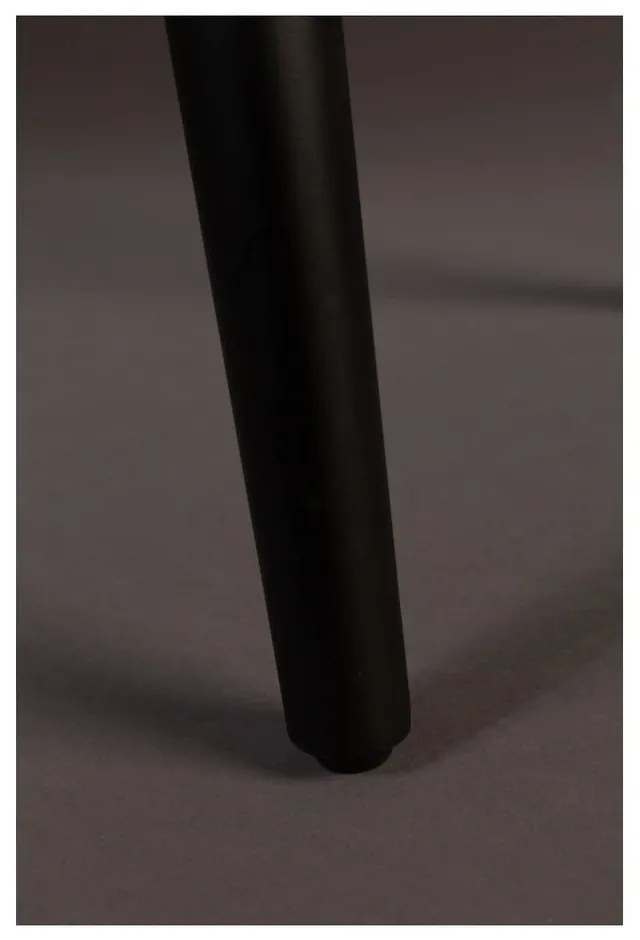 Alagon pad fekete acél lábakkal, hosszúság 180 cm - Dutchbone