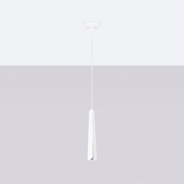 Sollux SL.1397 - Csillár zsinóron PRYSM 1xG9/8W/230V fehér