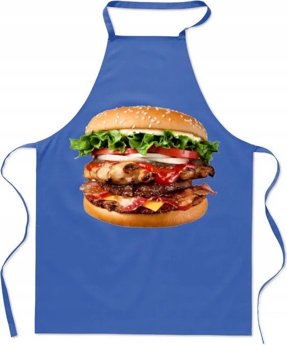 Konyhai kötény Hamburger sajtburger Főzés Ajándék
