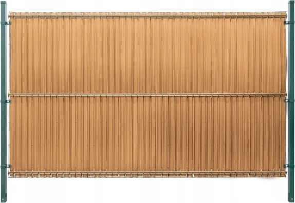 Kerítéspanelvédő állítható lécekkel 50 db 153 cm, bézs