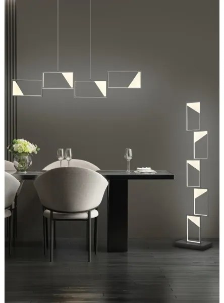 Trio - LED Dimmelhető csillár zsinóron CAFU 4xLED/7W/230V