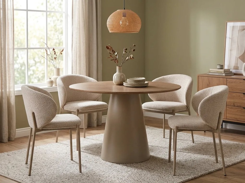 Étkezőszék KIOTO, kasmír/világos bézs