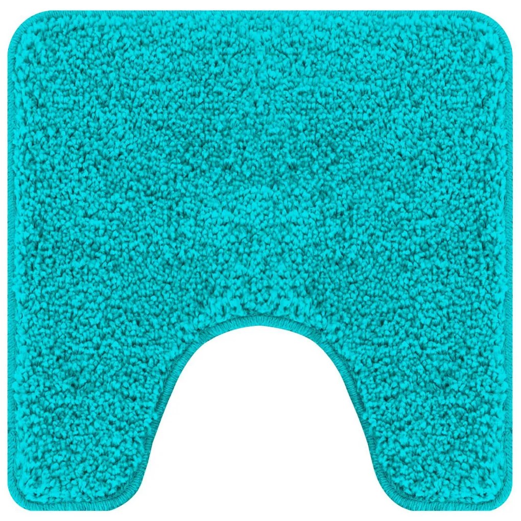 Csúszásmentes fürdőszőnyeg készlet 3 pcs Türkiz 50 x 50 cm PP