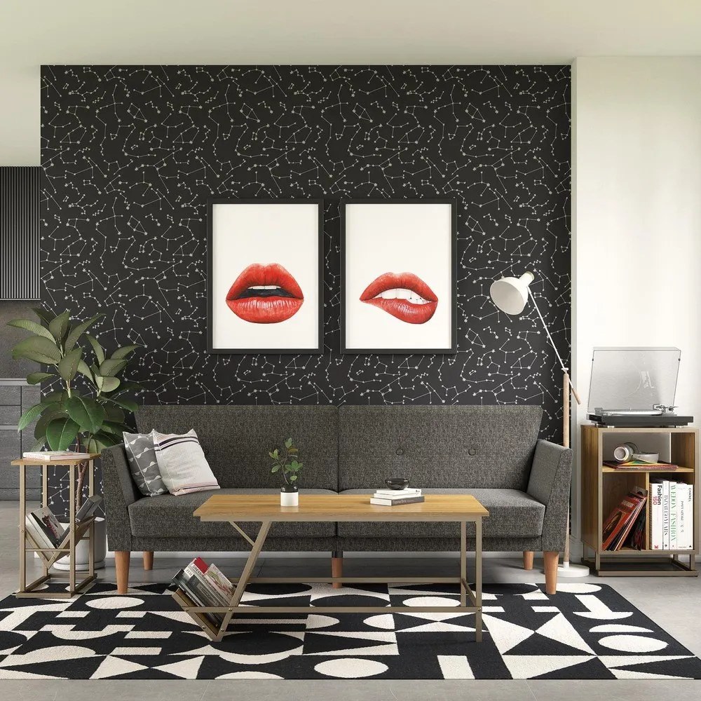 Szürke kinyitható kanapé 205 cm Regal - Novogratz