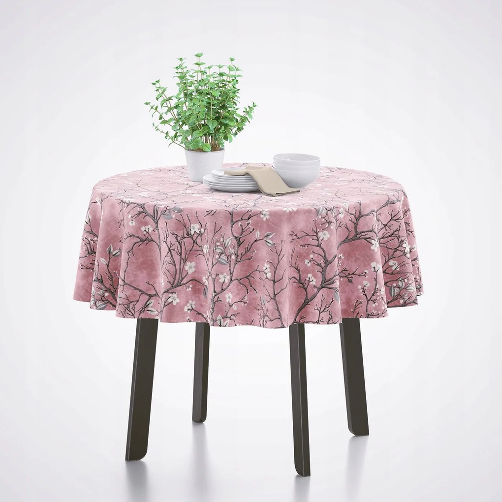 Kerek Abrosz Étkezőasztalhoz, Átmérője 140 CM.