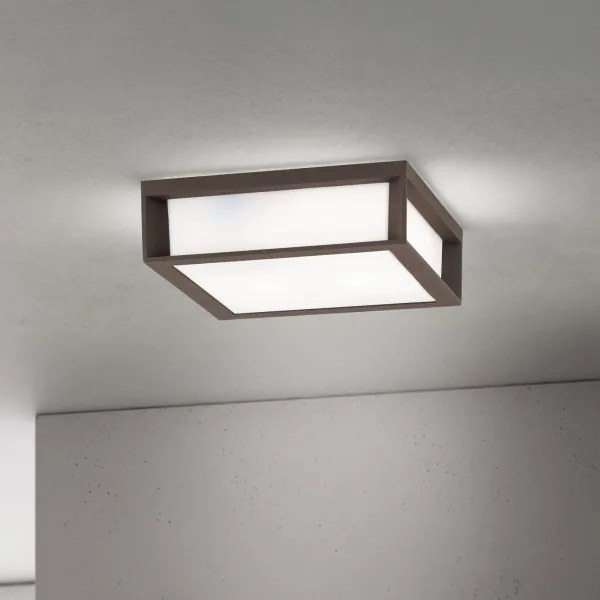 Orion - HENRY kültéri lámpa 2xE27/15W/230V 26x26 cm IP44 barna