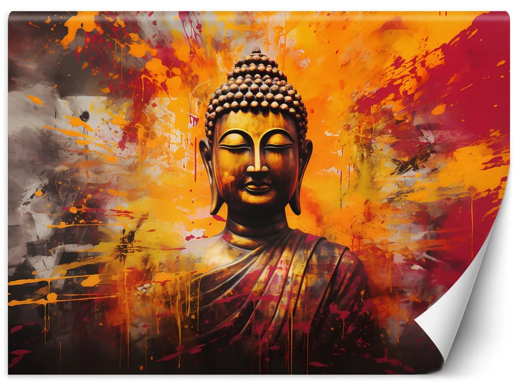 Gario Fotótapéta Buddha szobor egy absztrakt háttér Anyag: Vlies, Méret: 300 x 210 cm