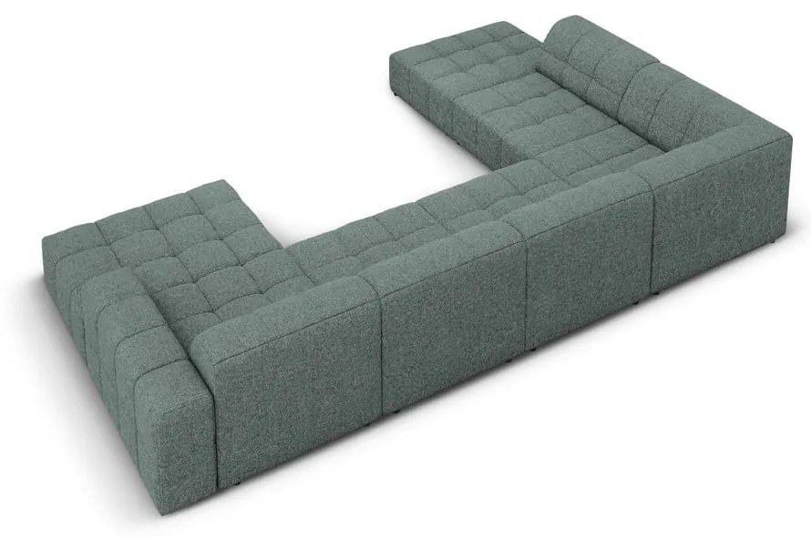 Türkiz sarokkanapé (bal oldali-U alakú) Chicago – Cosmopolitan Design