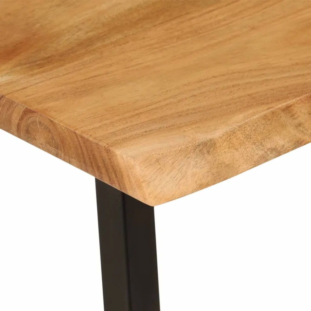 tömör akácfa pad természetes éllel 105 cm
