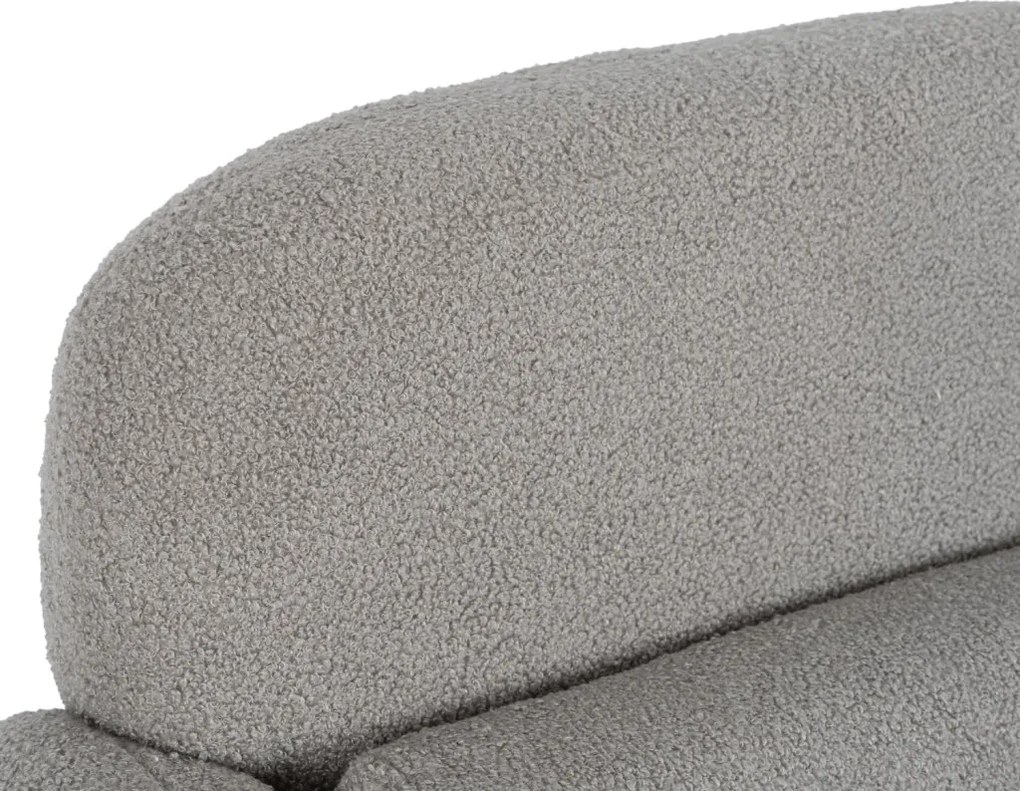 Pihenőfotel szürke színben, bouclé kárpittal TOGO
