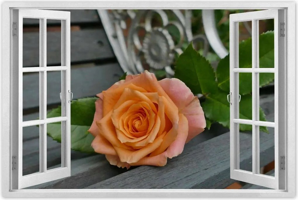 Poszterek 90x60 Rózsa Virág Virágok Rózsa