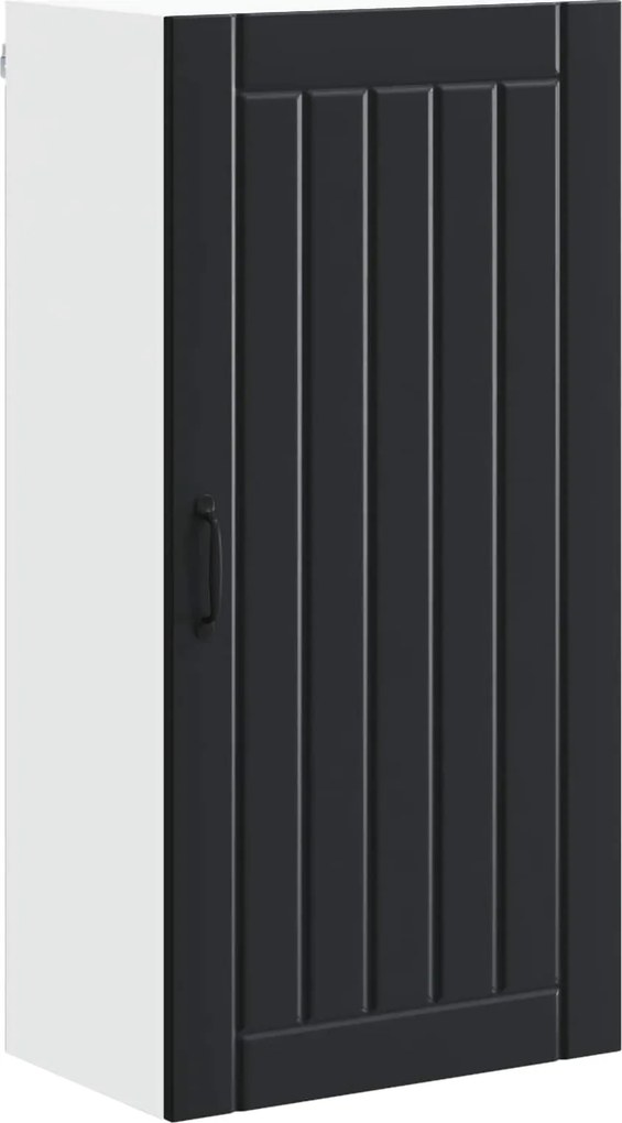 vidaXL Konyhaszekrény Fekete 50 x 31 x 100 cm Faanyag